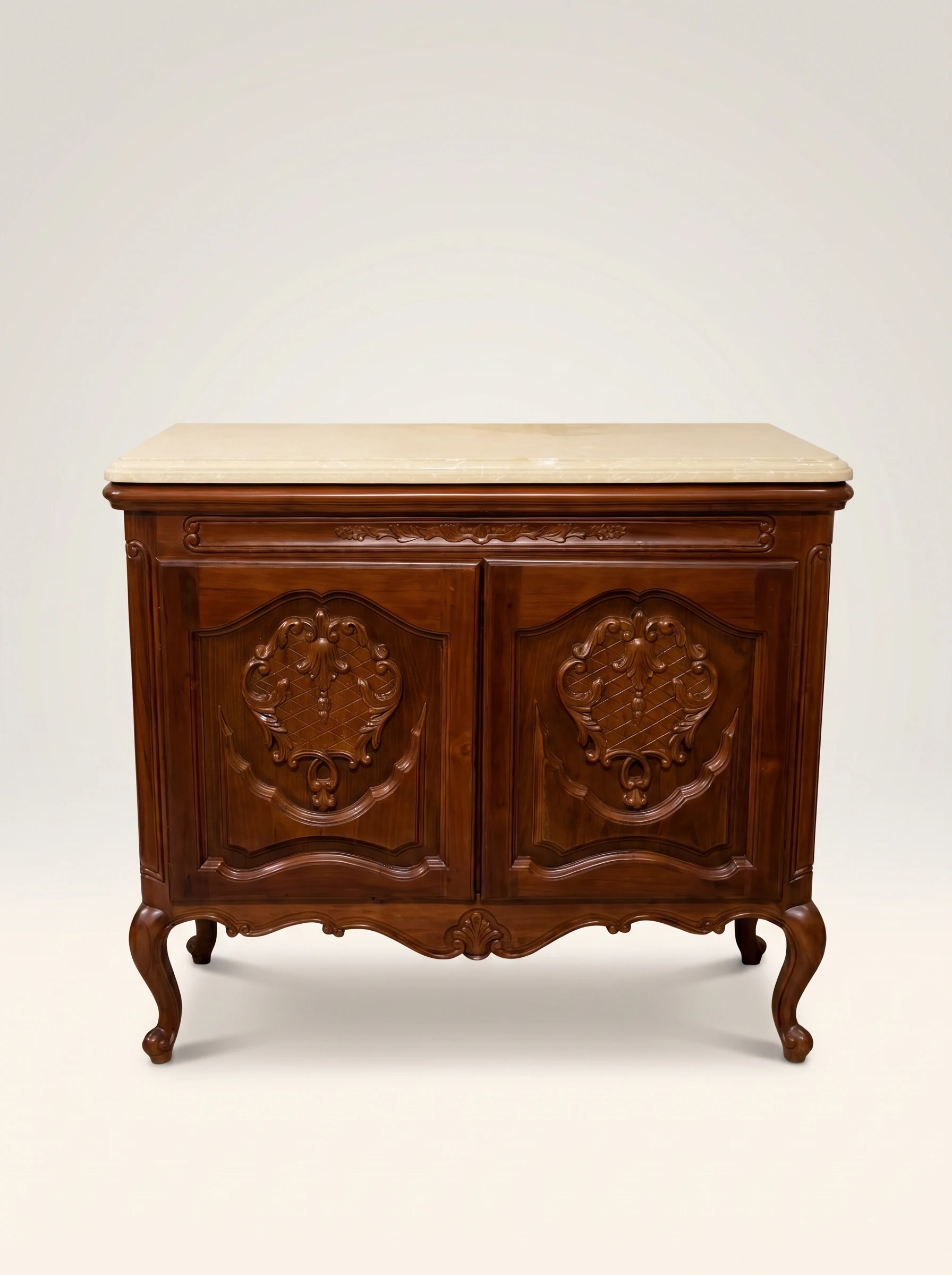 Crescent Carved Credenza