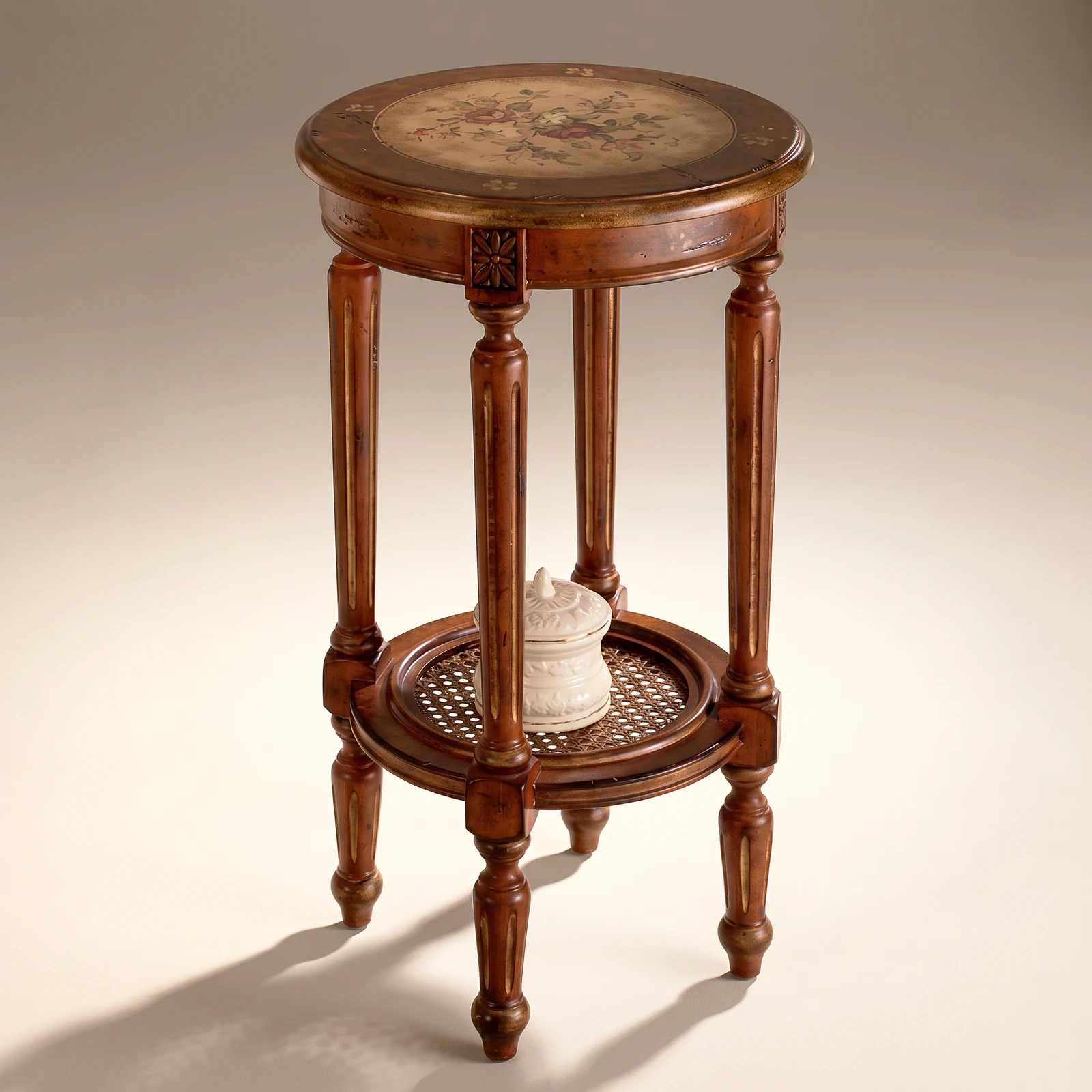 Lillian Cane Side Table
