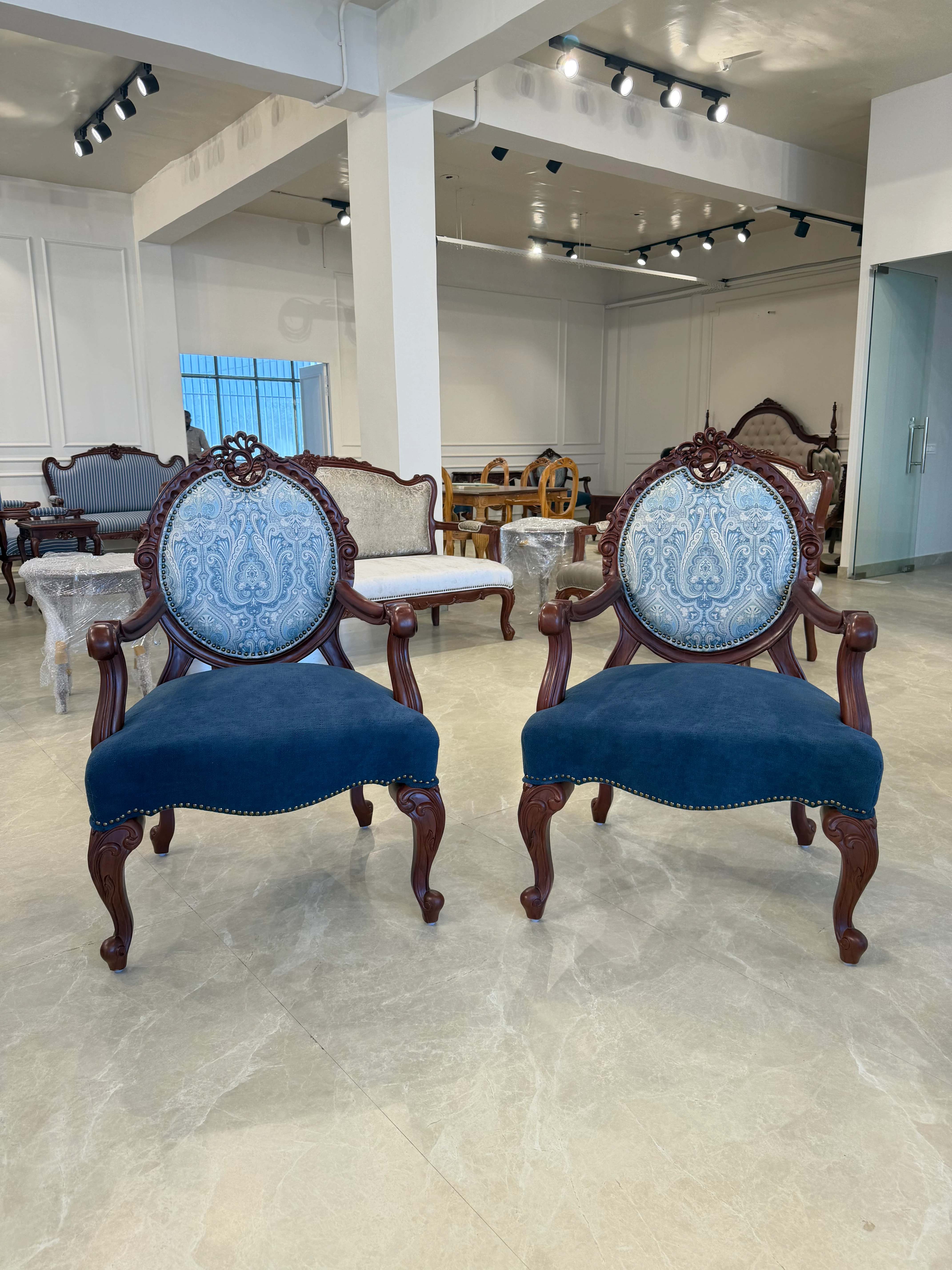 Regal Azure Armchair view 3